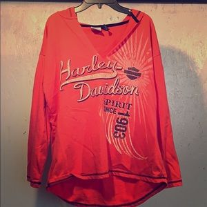 Harley lightweight hooded sweatshirt